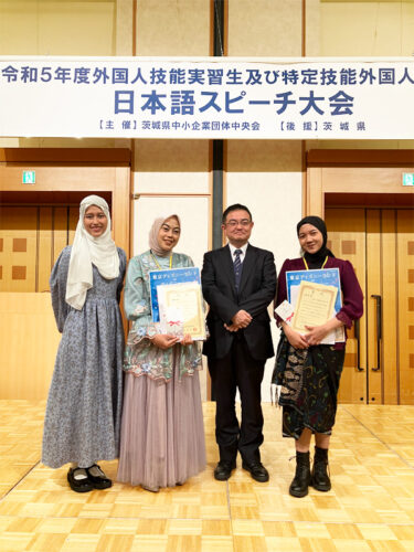 日本語スピーチ大会で最優秀賞、優秀賞を受賞しました！
